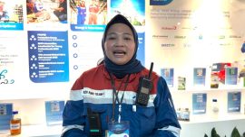 Rizki Yanti, karyawan Communication and Stakeholder Relations PT Kilang Pertamina Balikpapan, mengaku merasakan kebanggaan tersendiri dapat bertemu langsung dengan Presiden.