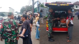 Kecelakaan di Jalan Raya Bogor pada Senin (02/02/2026).